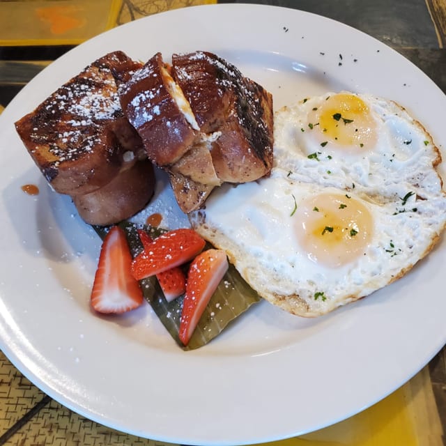 Lucy & Ricky Stuffed French Toast.